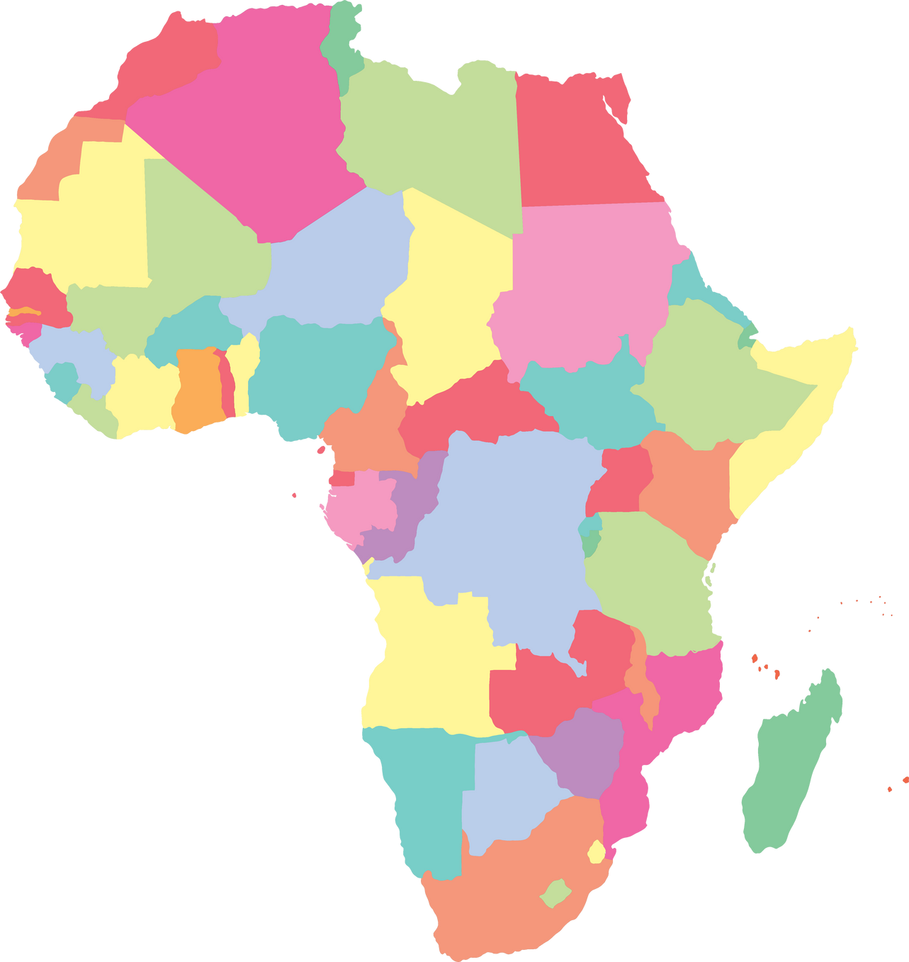 Africa Map Icon